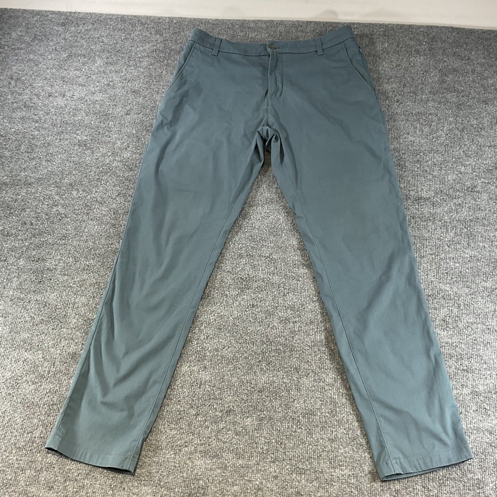 Birddogs Mens Chino Pants 32x32 Slate Blue Gray Cotton Nylon Stretch Tapered